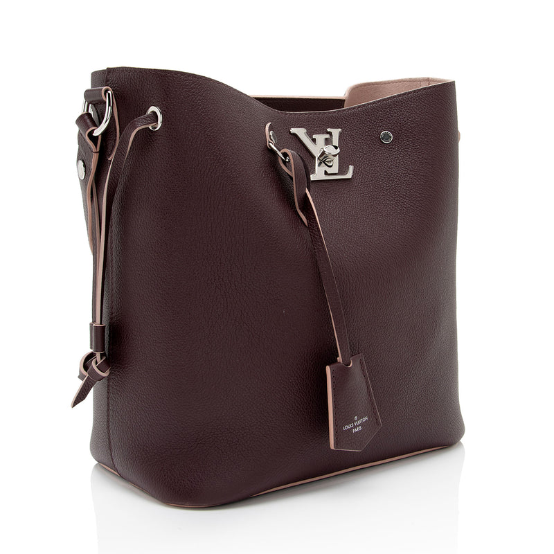 Louis Vuitton Calfskin Lockme Bucket Bag, Louis Vuitton Handbags