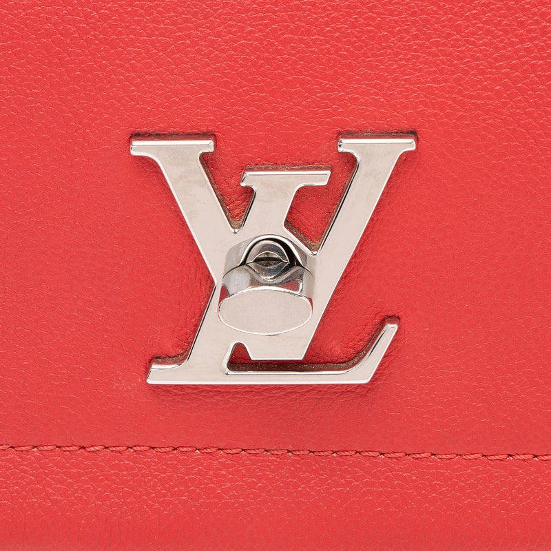 Louis Vuitton Calfskin Lockme II Satchel (SHF-2Wafjp)