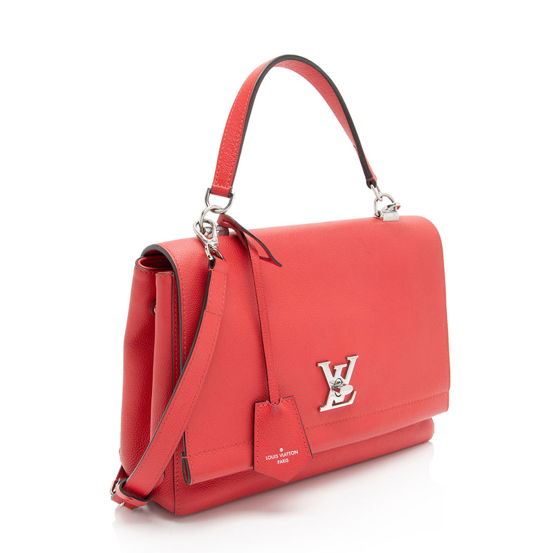 Louis Vuitton Calfskin Lockme II Satchel (SHF-2Wafjp)