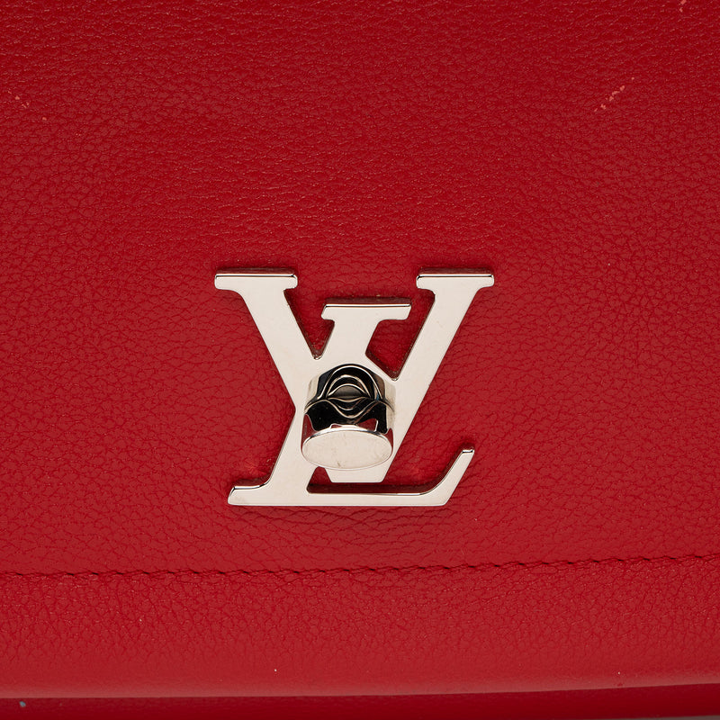 Louis Vuitton Calfskin Lockme II Satchel (SHF-fE5iyx)