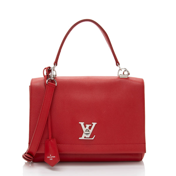 Louis Vuitton Calfskin Lockme II Satchel (SHF-fE5iyx)