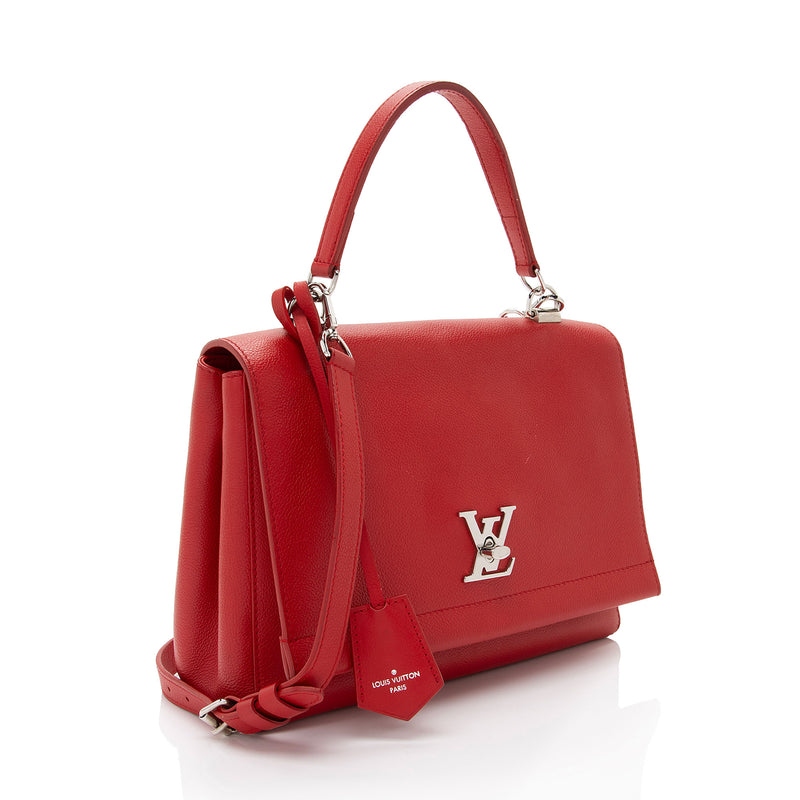 Louis Vuitton Calfskin Lockme II Satchel (SHF-fE5iyx)