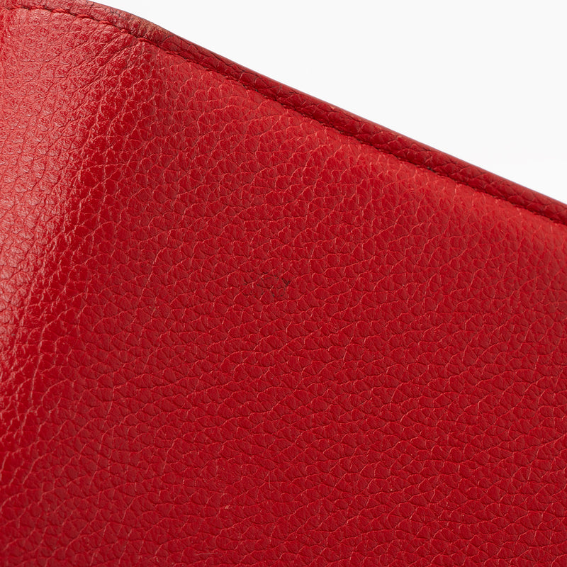 Louis Vuitton Calfskin Lockme Wallet (SHF-SokLMh)