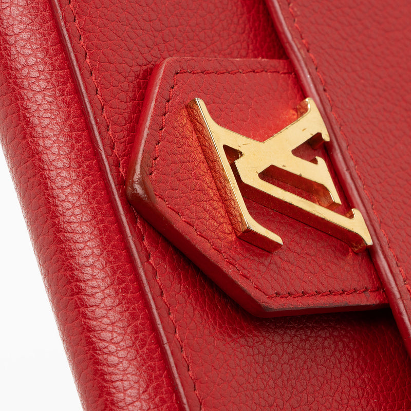 Louis Vuitton Calfskin Lockme Wallet (SHF-SokLMh)