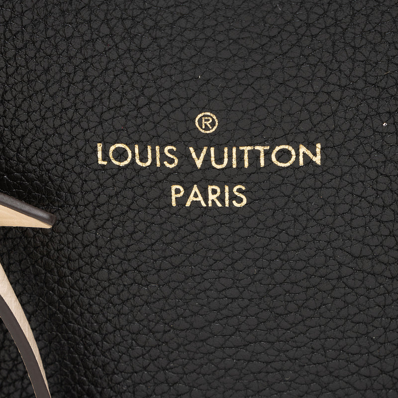 Louis Vuitton Calfskin Monogram Canvas Fold Tote MM (SHF-rBGn0I)