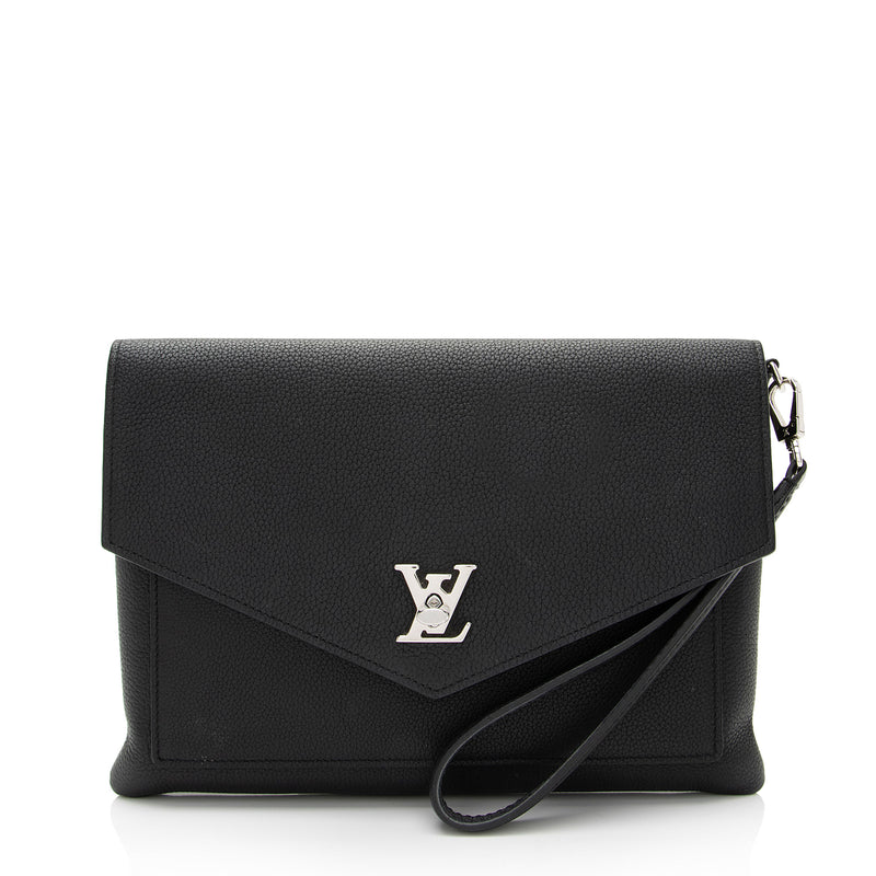 Louis Vuitton Black Leather Mylockme Chain Bag Louis Vuitton