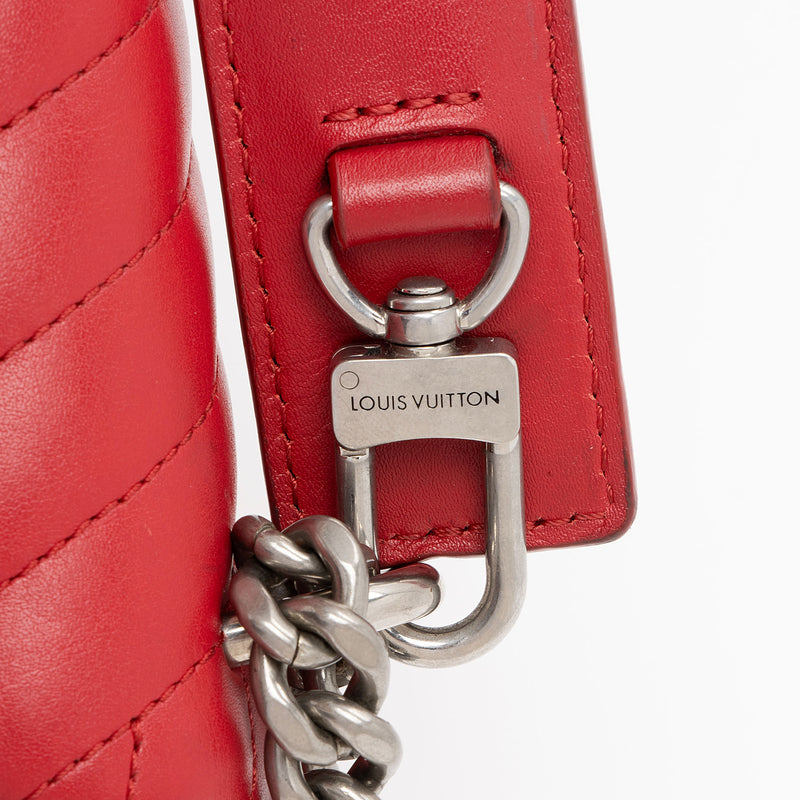 Louis Vuitton Calfskin New Wave Chain PM Shoulder Bag (SHF-ppFMqm)