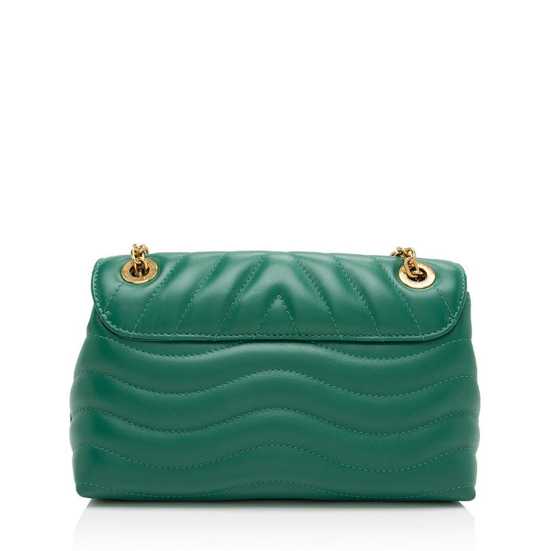 Louis Vuitton Very Calfskin Leather Saddle Shoulder Bag Khaki Green