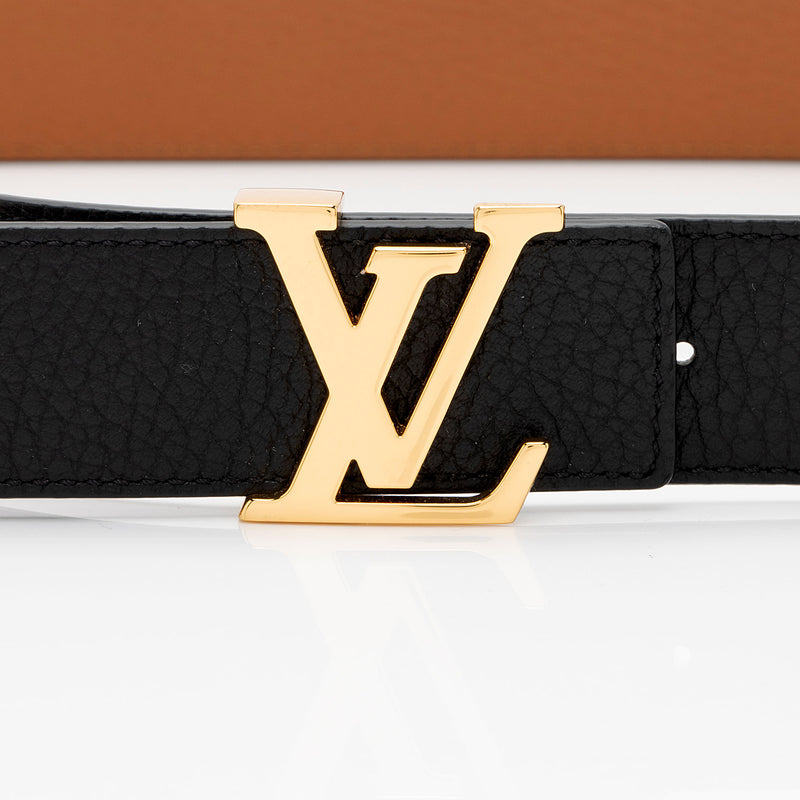 Louis Vuitton LV Initiales Reversible Belt Monogram Canvas and Leather Wide  100