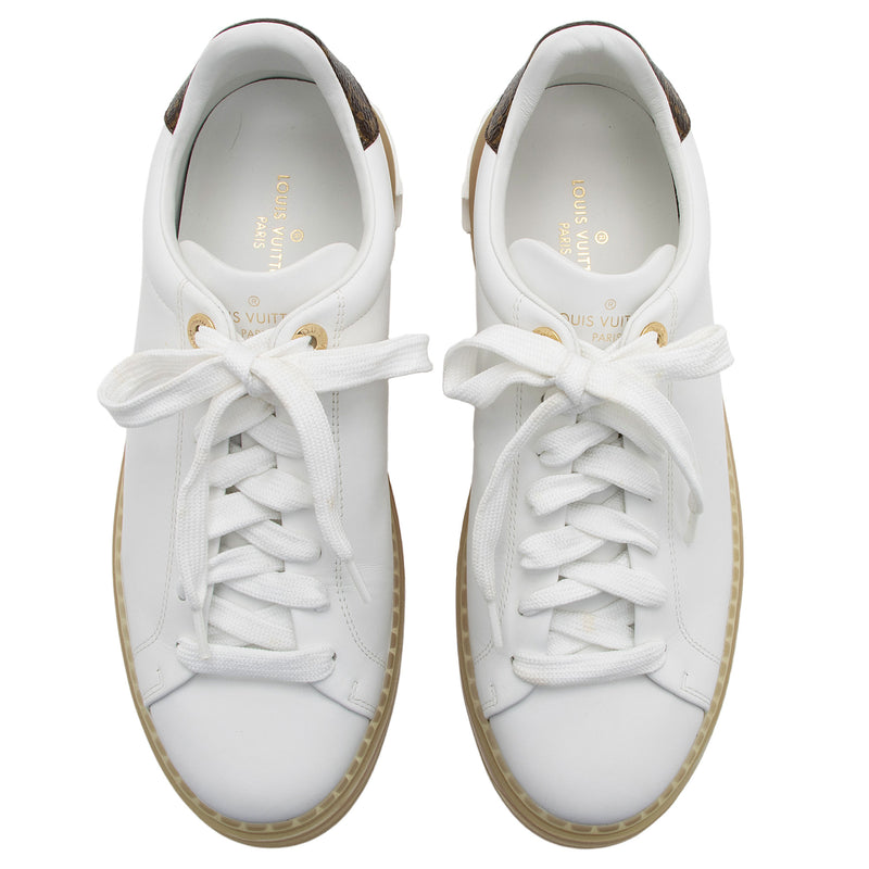 Louis Vuitton Time Out Sneaker, White, 39