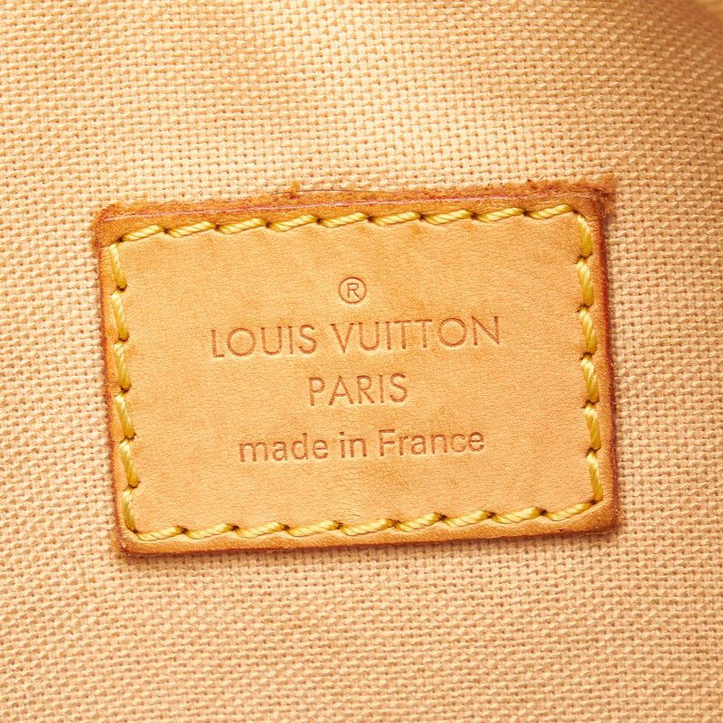 Louis Vuitton White Damier Azur Pochette Bosphore Blue Leather Cloth  ref.164472 - Joli Closet