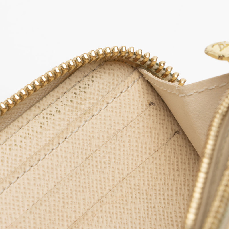 Louis Vuitton Damier Azur Clemence Wallet Beige - A World Of Goods