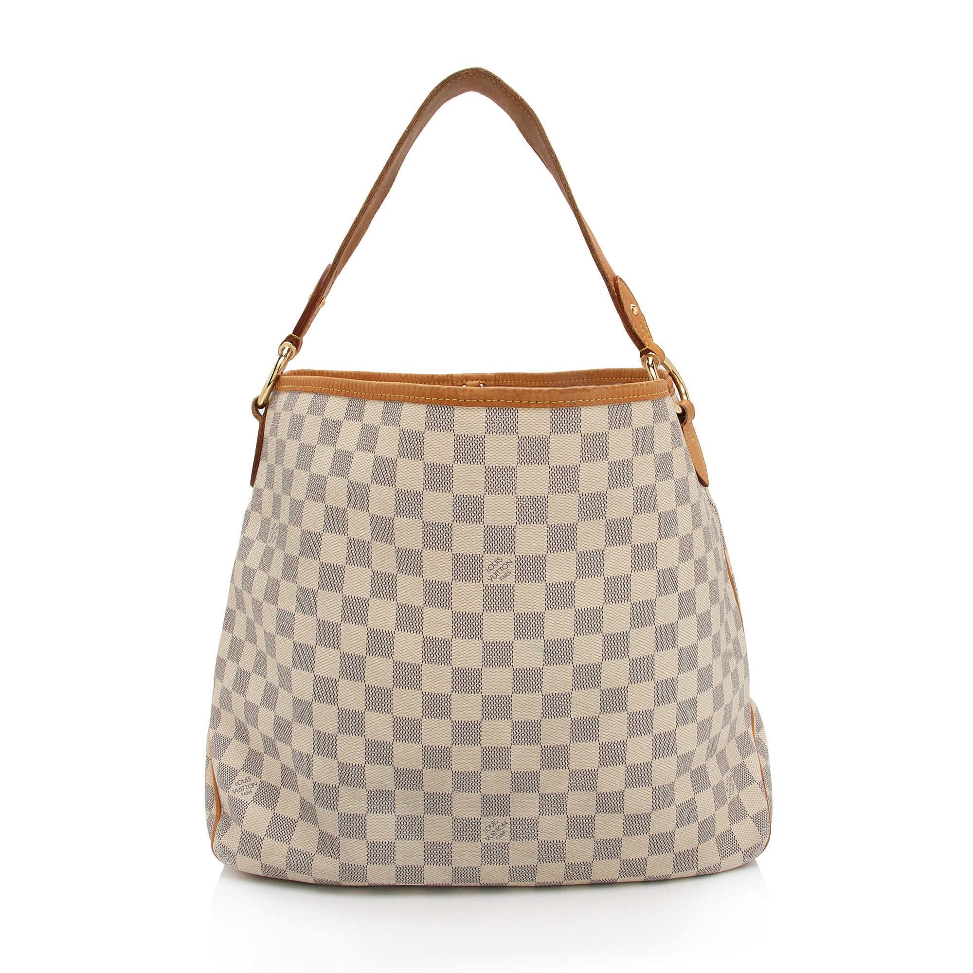 Louis Vuitton Damier Azur Delightful MM Shoulder Bag (SHF-HQhgXp)