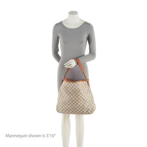 Louis Vuitton Damier Azur Delightful MM Shoulder Bag (SHF-HQhgXp)