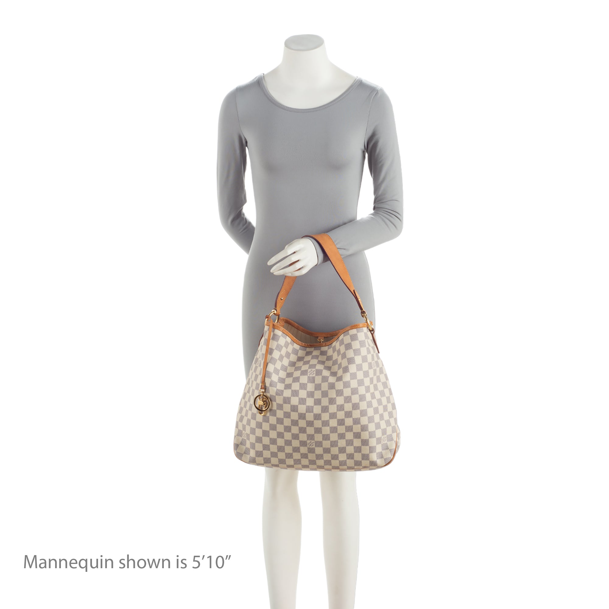 Louis Vuitton Damier Azur Delightful MM Shoulder Bag (SHF-TxIVzX)