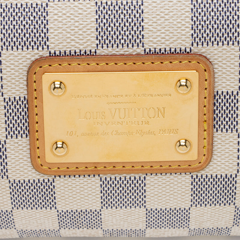Louis Vuitton Damier Azur Eva Clutch (SHF-v5xd3A)