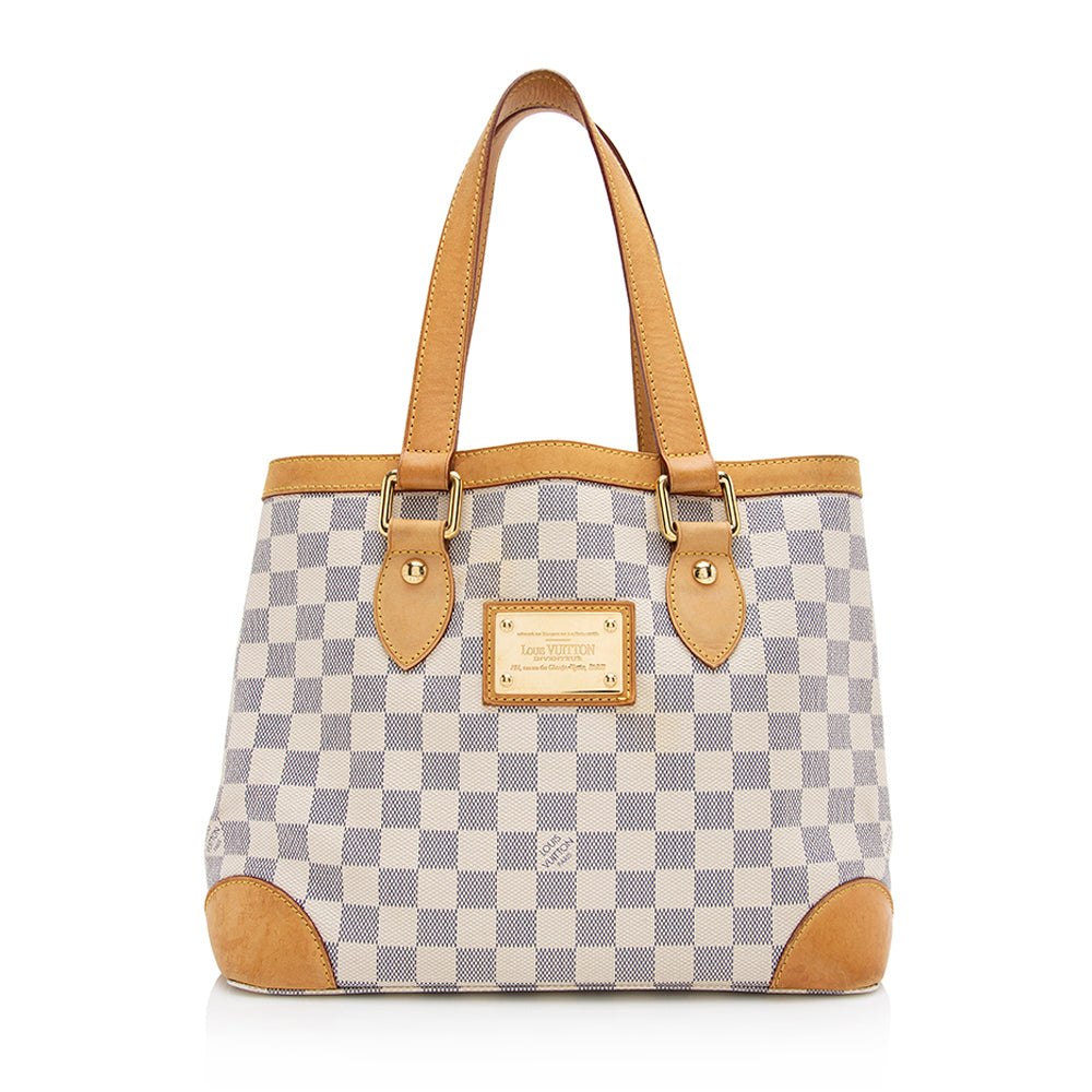 Louis Vuitton Damier Azur Hampstead PM Tote (SHF-21259)