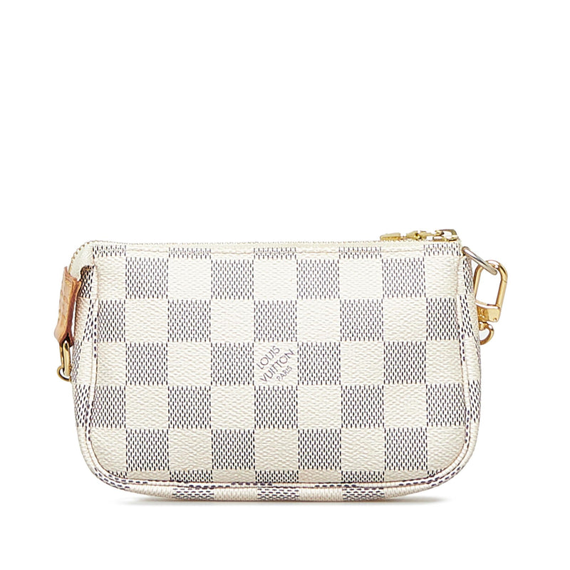 LOUIS VUITTON Damier Azur Mini Pochette Accessoires Pouch