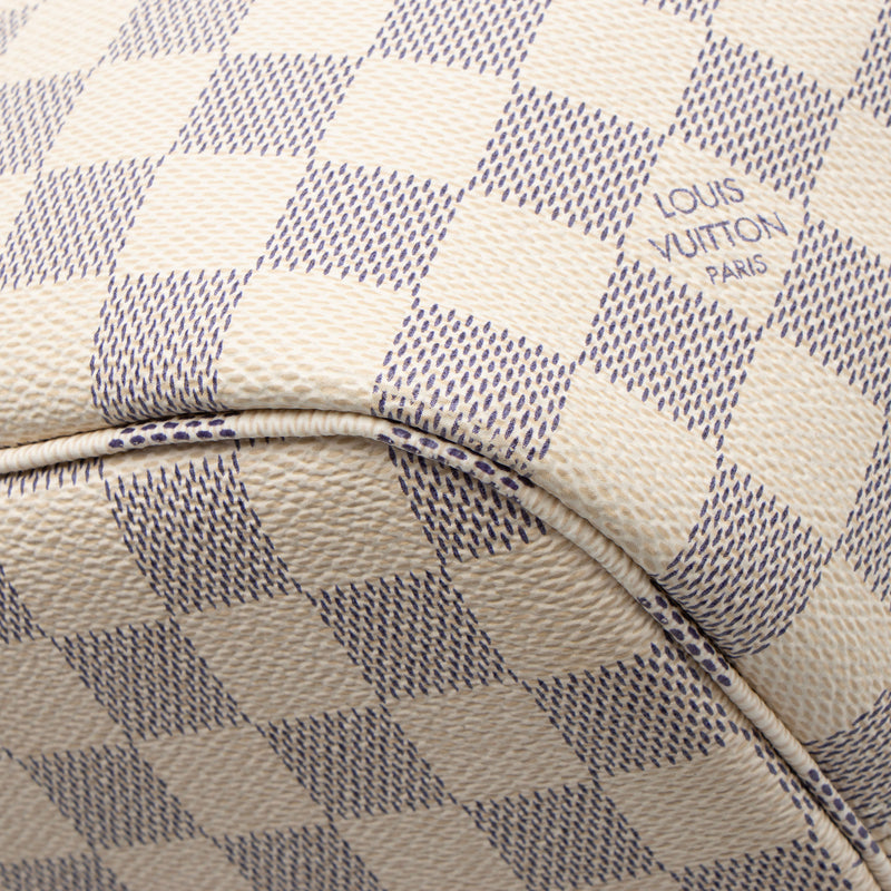 Louis Vuitton Damier Azur Neverfull MM Tote (SHF-i3QLUr)