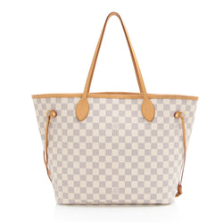 Louis Vuitton Damier Azur Neverfull MM Tote (SHF-i3QLUr)