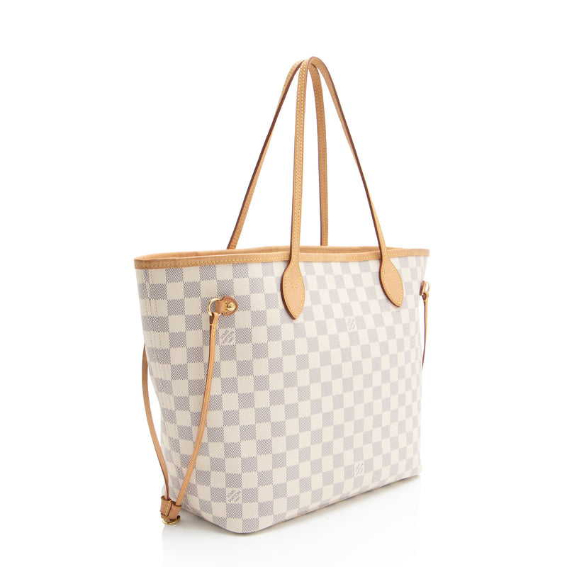 Louis Vuitton Damier Azur Neverfull MM Tote (SHF-i3QLUr)