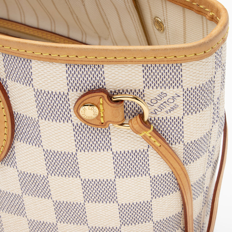 Louis Vuitton Damier Azur Neverfull PM Tote (SHF-M1vkoR)