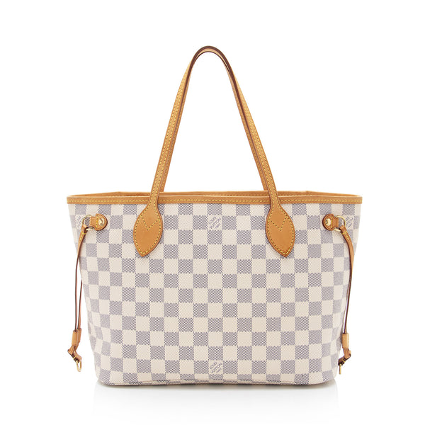 Louis Vuitton Damier Azur Neverfull PM Tote (SHF-M1vkoR)