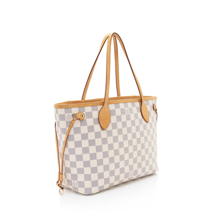 Louis Vuitton Damier Azur Neverfull PM Tote (SHF-M1vkoR)