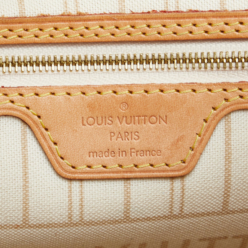 Louis Vuitton Damier Azur Canvas Neverfull Pm in Brown