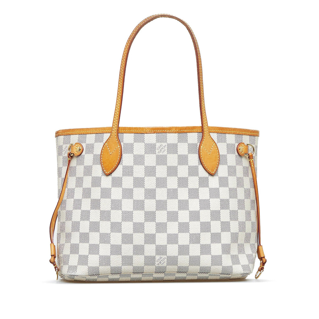 AZUR NEVERFULL MM -w/BRAIDED STRAP, Luxury, Bags & Wallets on