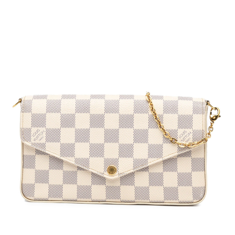 Louis Vuitton Damier Azur Pochette Felicie (SHG-ufff1W)