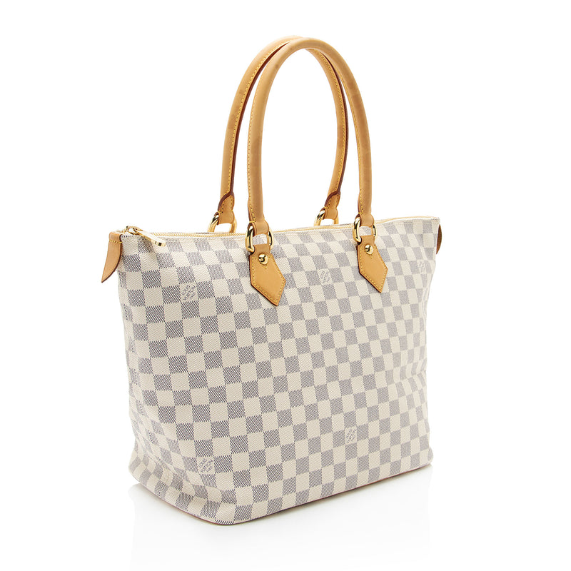 Louis Vuitton Damier Azur Saleya MM Tote (SHF-YhUWHl)