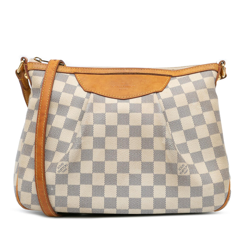 Louis Vuitton Damier Azur Siracusa PM (SHG-ZJOynD)