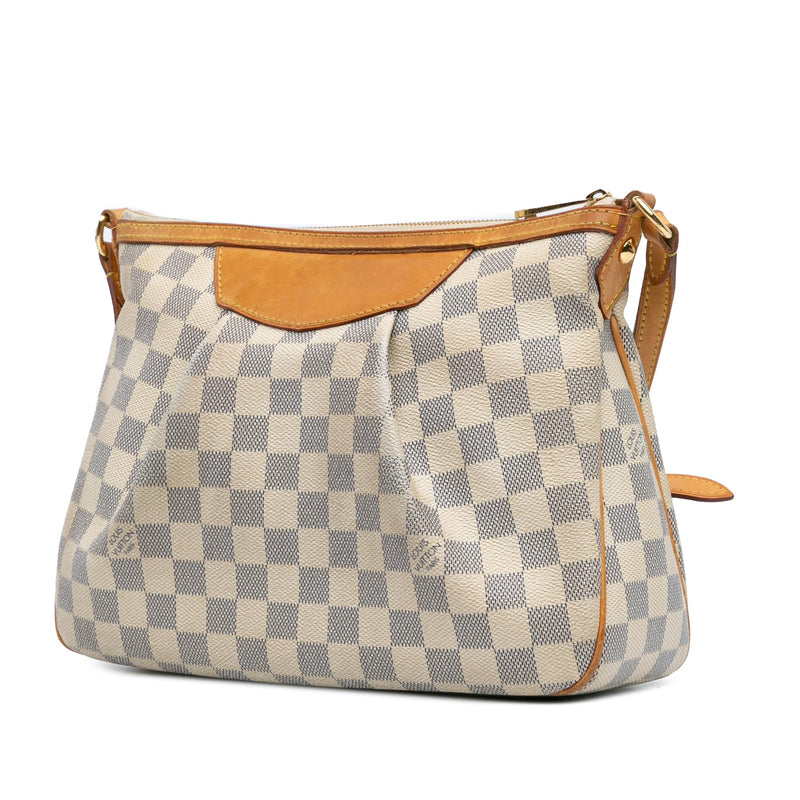 Louis Vuitton Damier Azur Siracusa PM (SHG-ZJOynD)