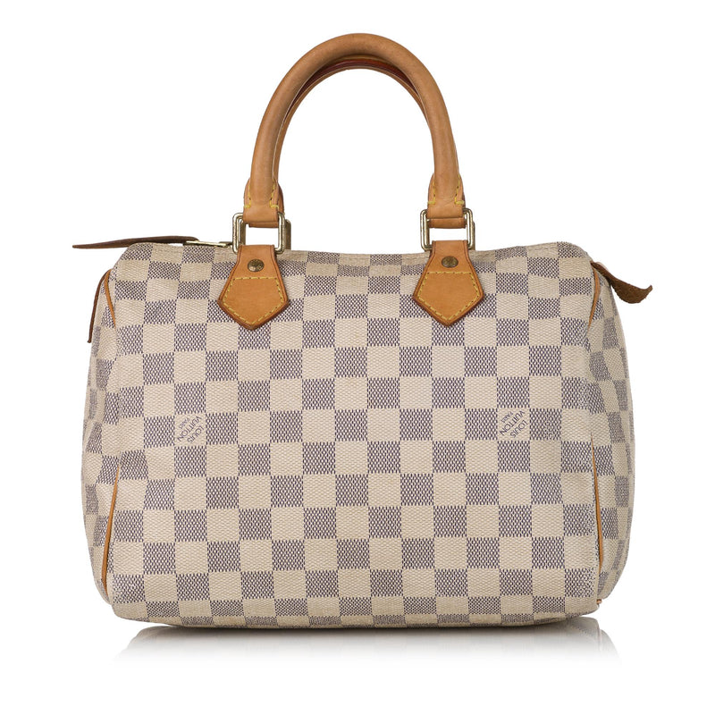 Louis Vuitton Speedy Bandouliere Damier Azur 25 White/Blue