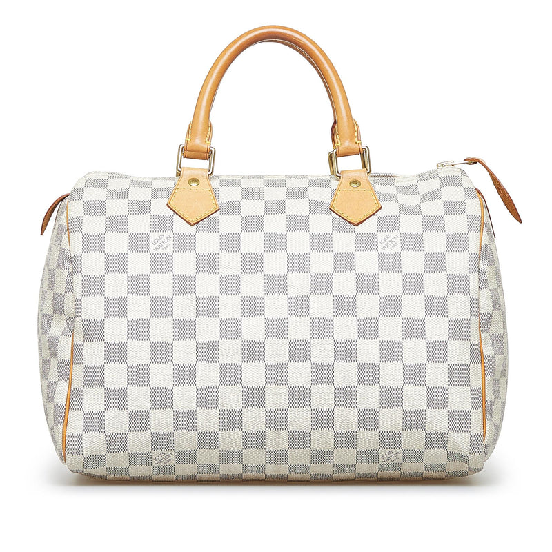 Louis Vuitton 'Speedy 30 Damier Azur' Bag, Gently Used