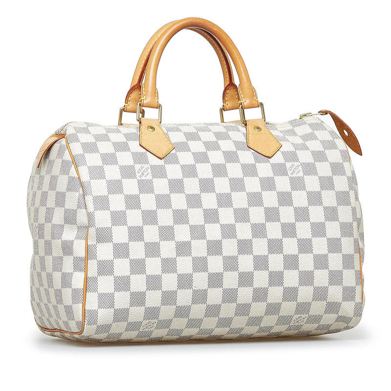 My gorgeous speedy 30 bandouliere in damier azur  Louis vuitton handbags  outlet, Louis vuitton bag, Louis vuitton