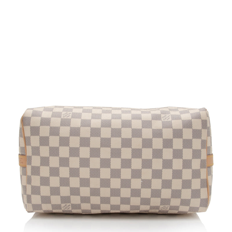 Louis Vuitton Damier Azur Speedy Bandouliere 30 Satchel (SHF-es0MQN) –  LuxeDH