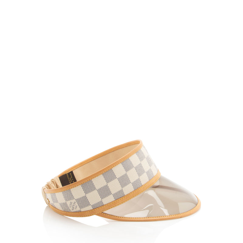 Louis Vuitton Damier Azur Sun Visor (SHF-kCtmhO)