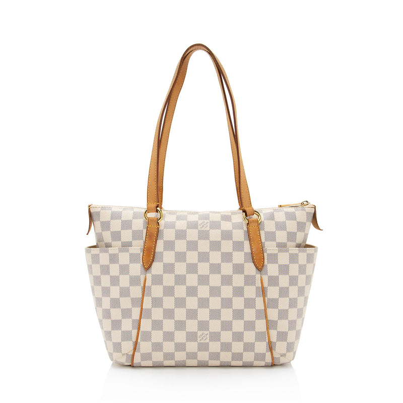 Louis Vuitton Damier Azur Totally PM Tote SHF BEm26Q LuxeDH