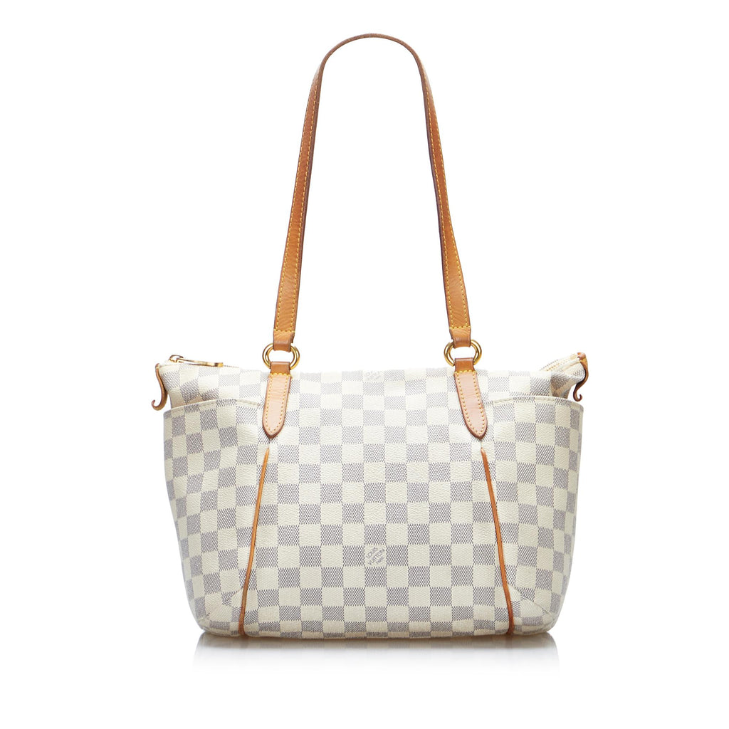 Vintage Authentic Louis Vuitton White Damier Azur Delightful Pm France