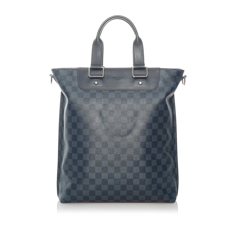 Louis Vuitton Damier Cobalt Cabas Sac Jour Satchel (SHG-37700)