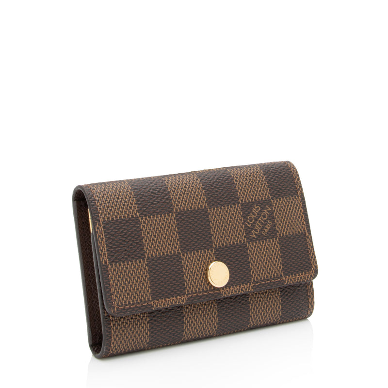 Louis Vuitton 6 Key Holder Damier Ebene Brown