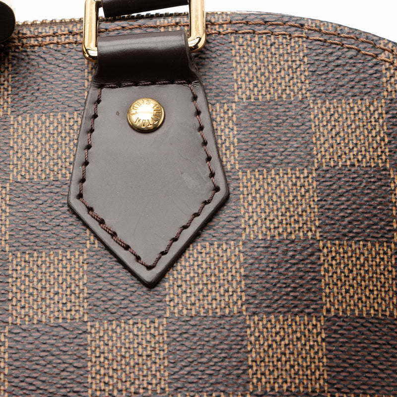 Louis Vuitton Damier Ebene Alma PM Satchel (SHF-1mDdSa)