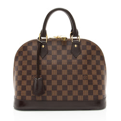 Louis Vuitton Damier Ebene Alma PM Satchel (SHF-1mDdSa)