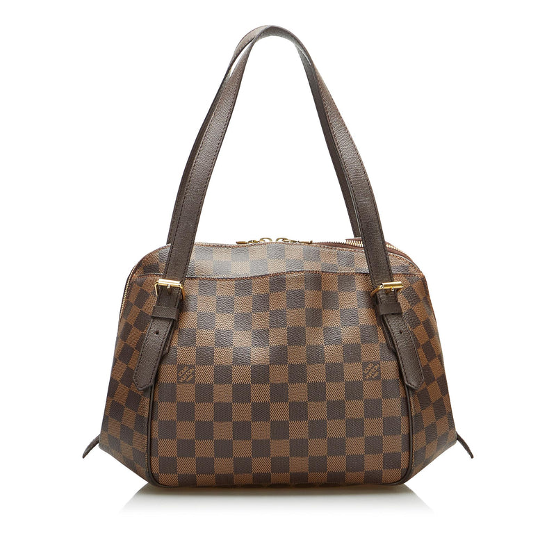 Authentic Louis Vuitton LV Damier Canvas Belem PM Bag, Luxury