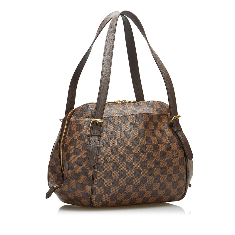 Louis Vuitton The Belem MM Damier Ebene Top Handle Bag on SALE