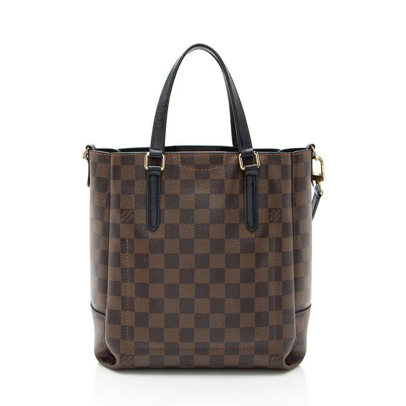 Louis Vuitton Damier Ebene Belmont PM Tote (SHF-LgPr9U)