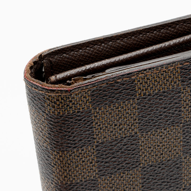 Brazza Wallet Damier Ebene – Keeks Designer Handbags