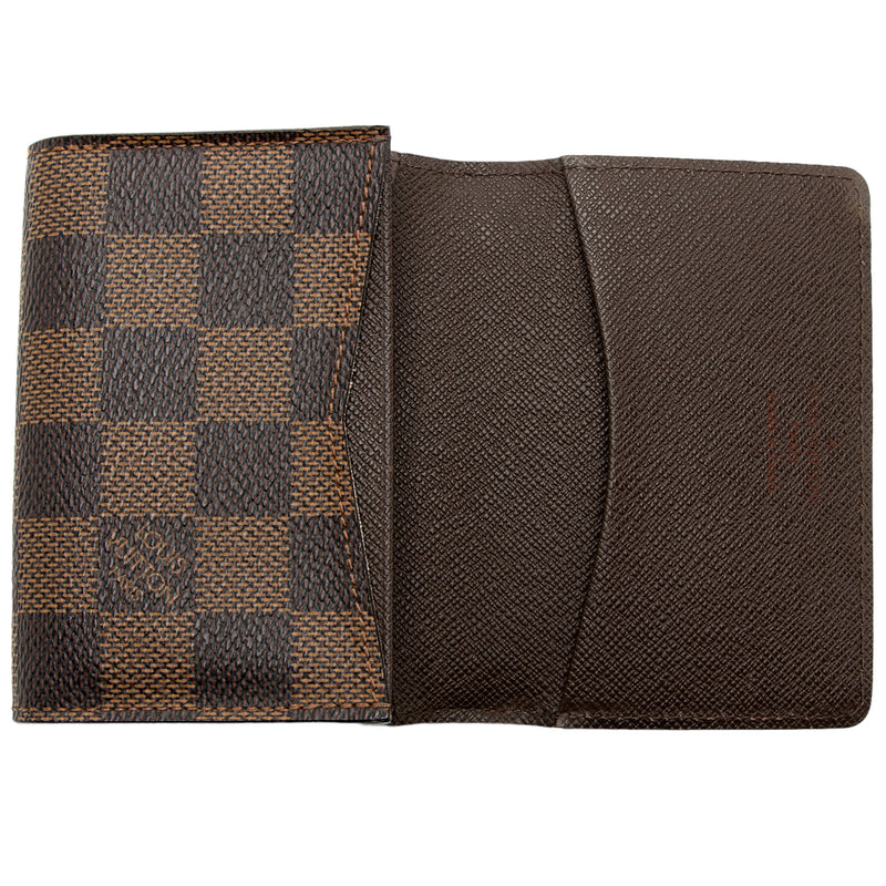 Louis Vuitton Damier Ebene Business Card Holder (SHF-BUXnwD)